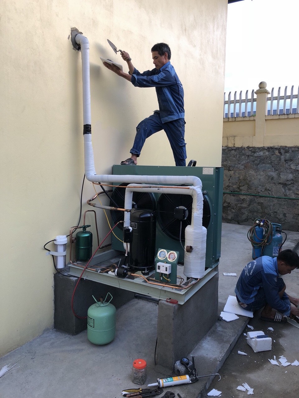 sửa chữa kho lạnh tại Cơ điện lạnh Vĩnh Phúc